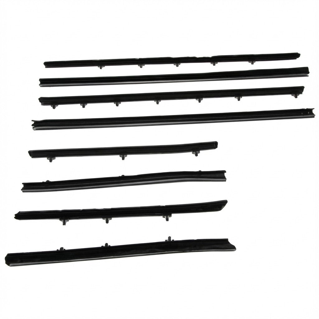 Window Sweeper Kit - 2 Door Coupe (8 Pc) For Pontiac Tempest 1964 - WC 8100-50