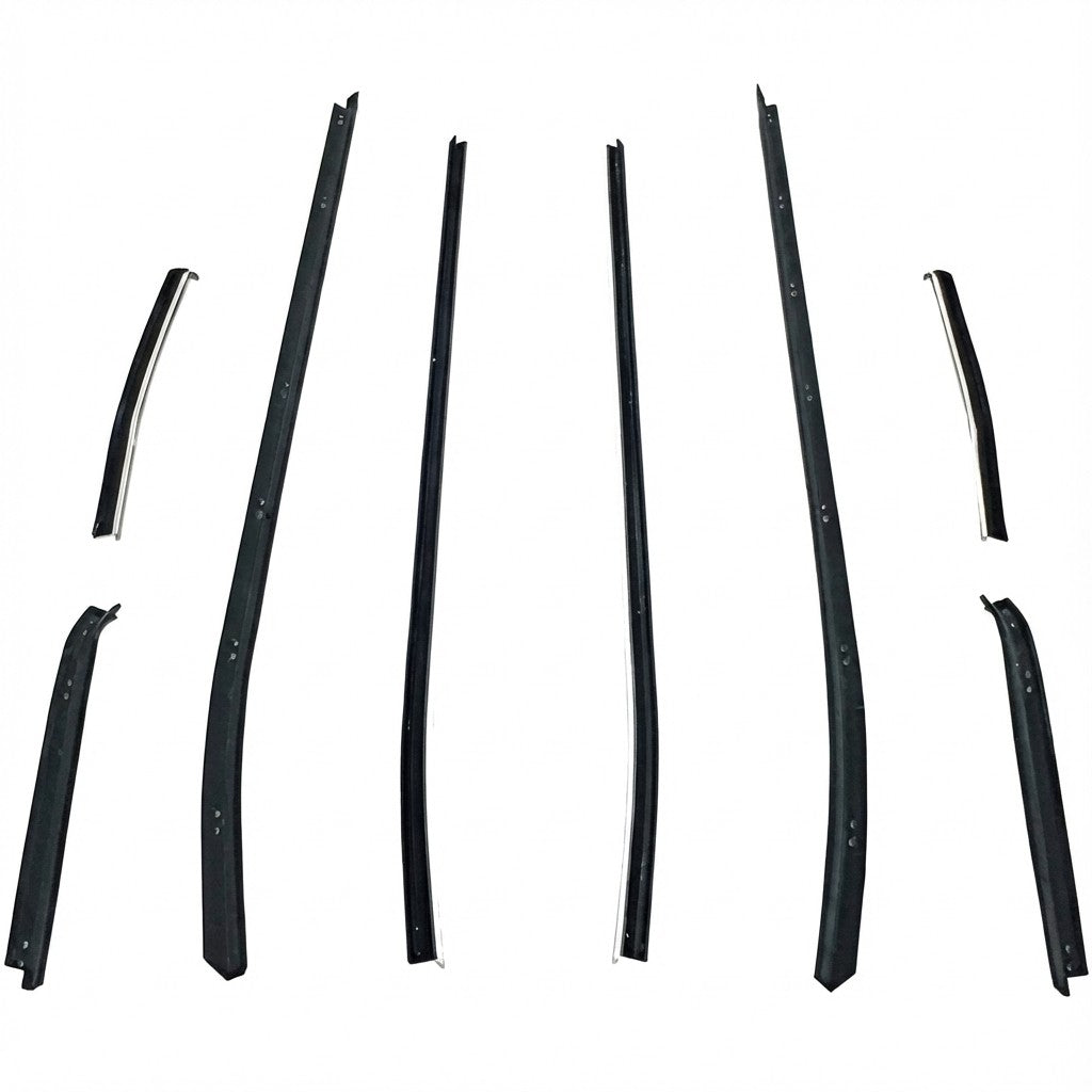 Window Sweeper Kit - Fastback (8 Piece) For Ford Mustang 1971-1973 - WC 6900-23