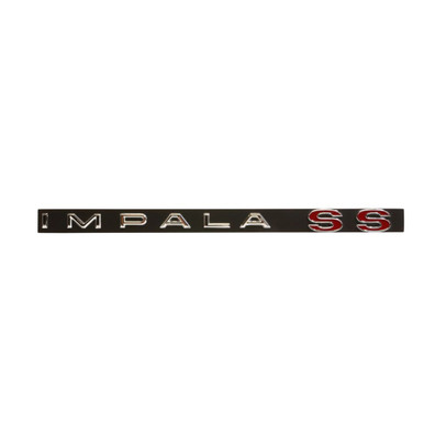 Trim Parts 1965 Chevrolet Impala SS Front Grille "SS" Emblem, Each - (2400)