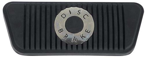 1965-67 Ford/Mercury; Brake Pedal Pad; Automatic Transmission; With Disc Brake Emblem