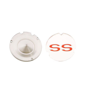 Trim Parts 1965 Chevrorlet Impala Console "SS" Emblem, Each - (2490)