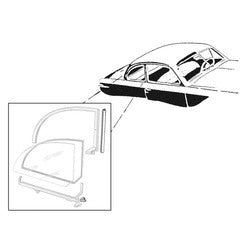 1949 Ford Custom Side Window Seal