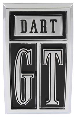 2582375 - 1967 Dodge; Dart GT Front Fender Emblem; Each; Mopar Licensed