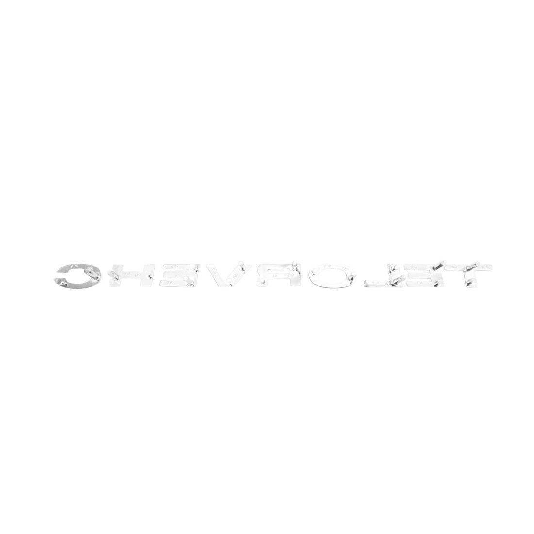 Trim Parts 1969 Chevrolet Impala Hood "Chevrolet" Letter Set W/Fasteners, Each - (2865)