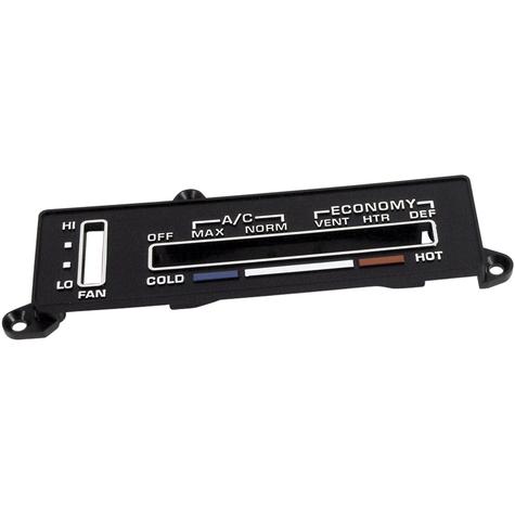 1977-79 Chevrolet Corvette; Heater/Air Conditioning Control Faceplate