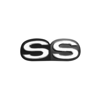 Trim Parts 1967 Chevrolet Camaro & 68-72 Nova 350/396 Grille "SS" Emblem W/Fasteners, Each - (3080)