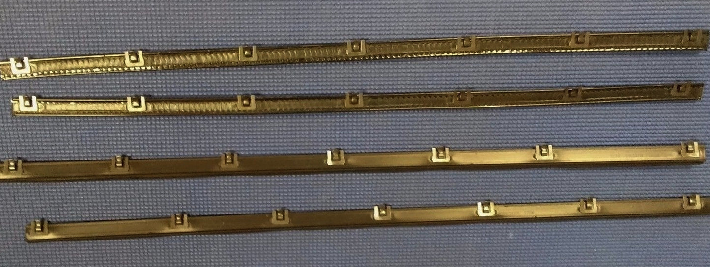 1968-1970 PLYMOUTH ROADRUNNER B-POST SEDAN DOOR WINDOW FELT FUZZIES SEAL KIT