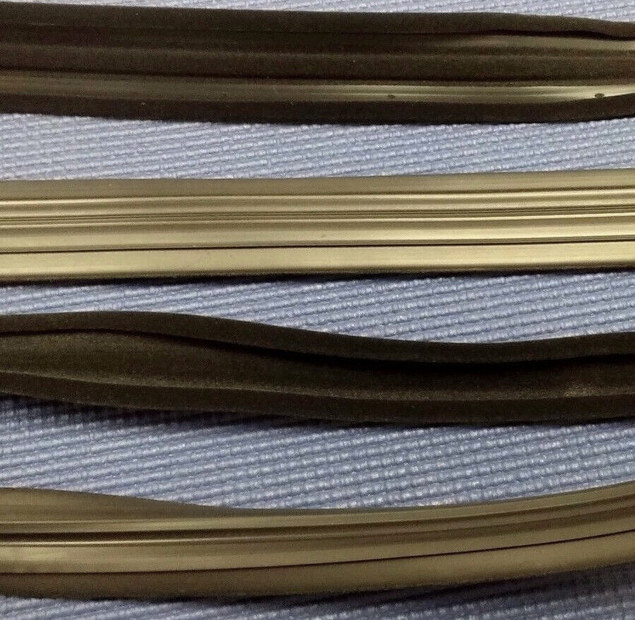 1968-1972 CHEVROLET EL CAMINO DOOR WINDOW GLASS RUN CHANNEL FELT SEAL KIT SET