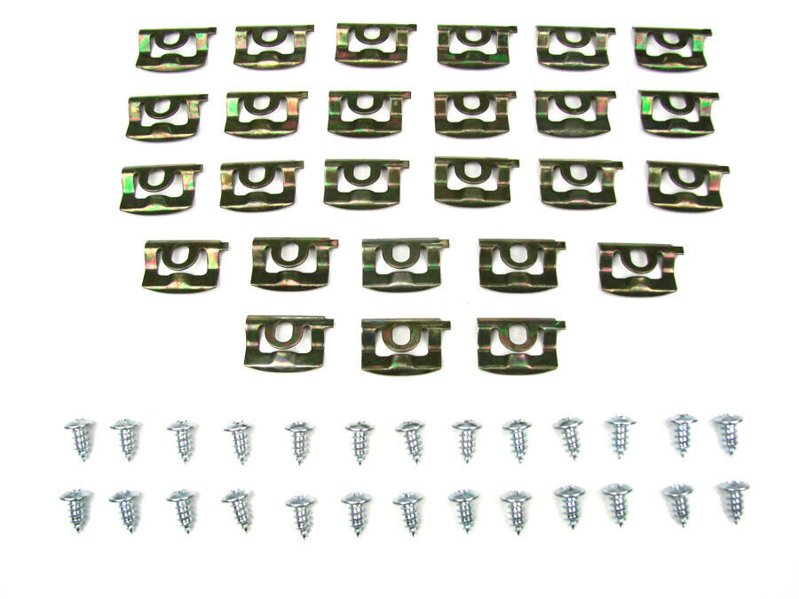 1968 - 1969 PLYMOUTH - BARRACUDA - 2 DOOR FASTBACK REAR WINDOW MOLDING CLIP KIT