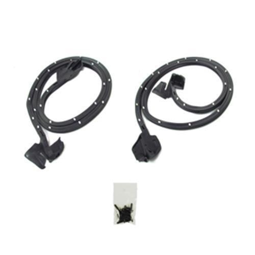 1969-1972 CHEVROLET CHEVELLE MONTE CARLO FRONT EPDM RUBBER DOOR SEAL SET NEW