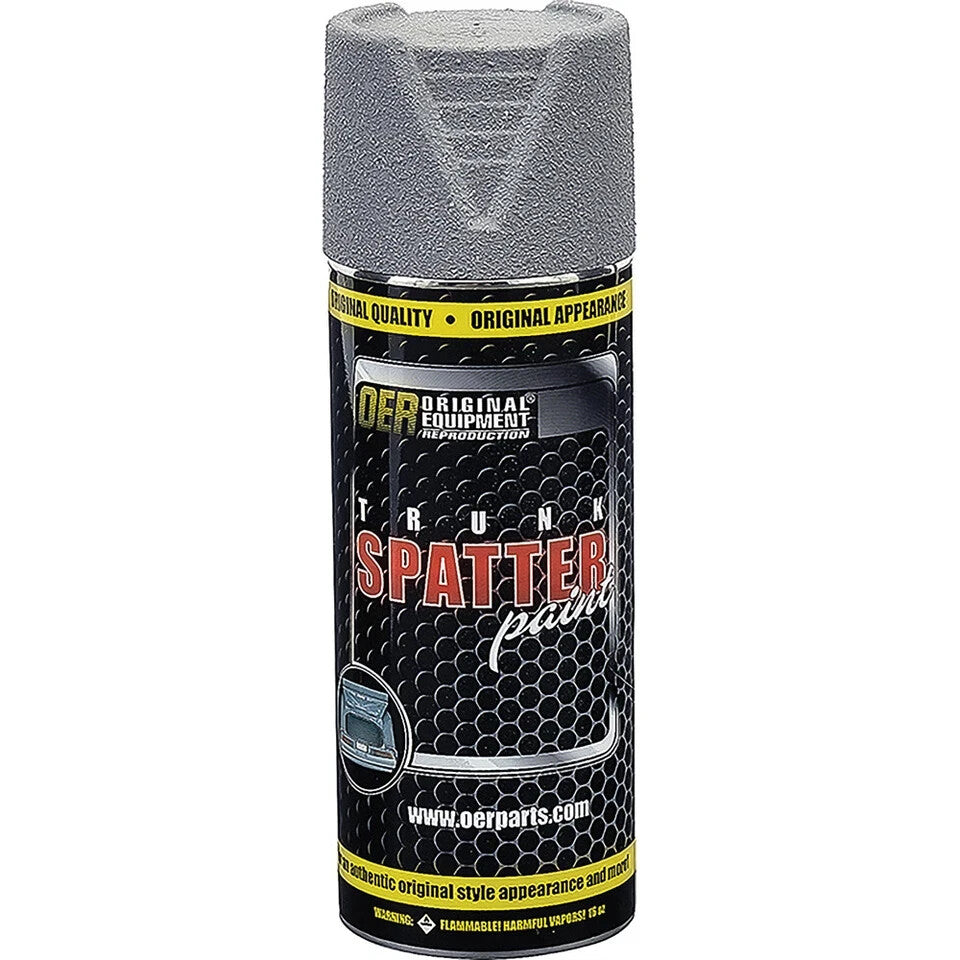 Trunk Spatter Paint; Gray / White; Aerosol Can; Net Weight 11 oz.