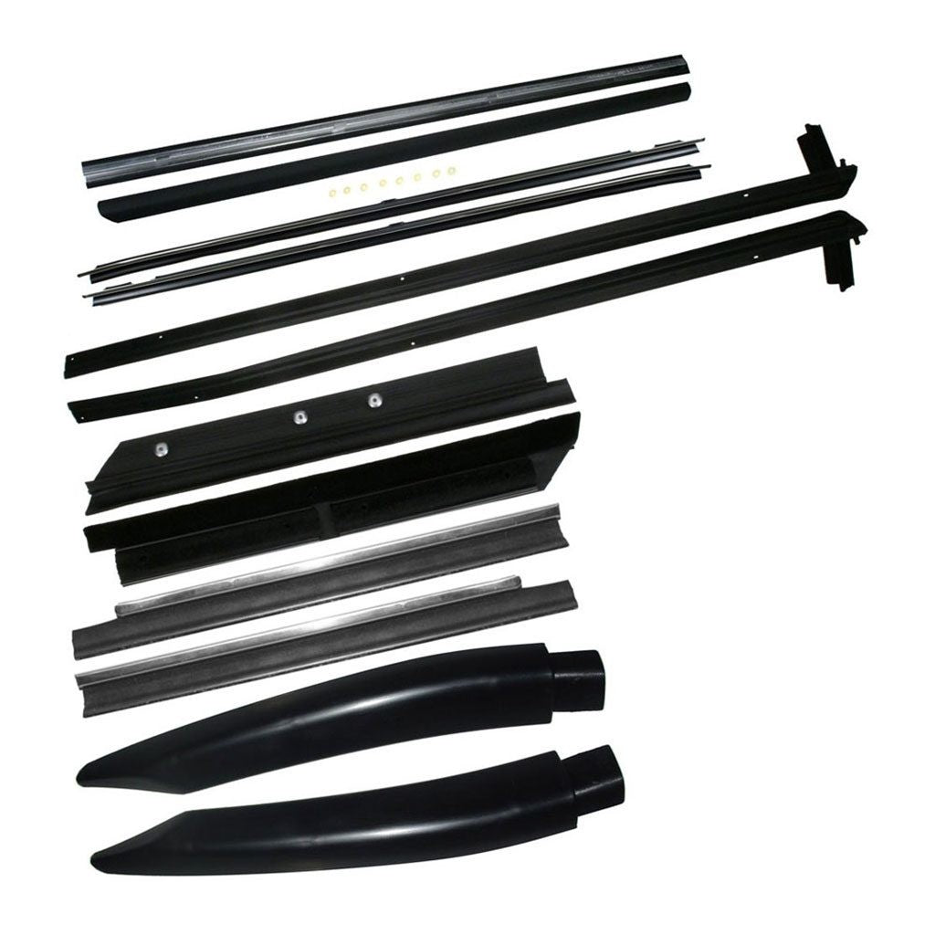 1989-1989 Ford Mustang Belt Weatherstrip Kit, Convertible with Side Mirror Mo...