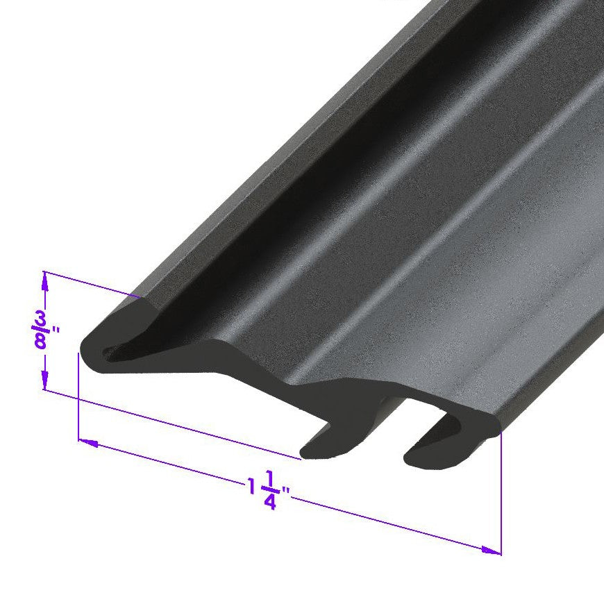 Fender Skirt Seal For Ford Thunderbird 1958-1960 - LP 111-D