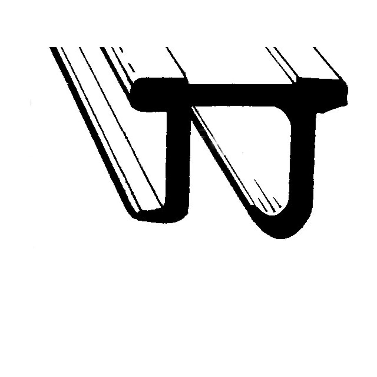 Rear Roof Rail Seal - LP 110-U