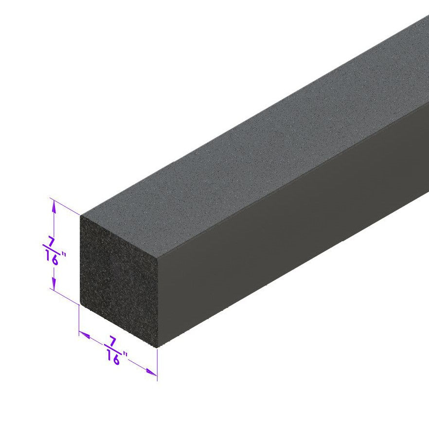 0.475" Square Extrusion - LP 2120