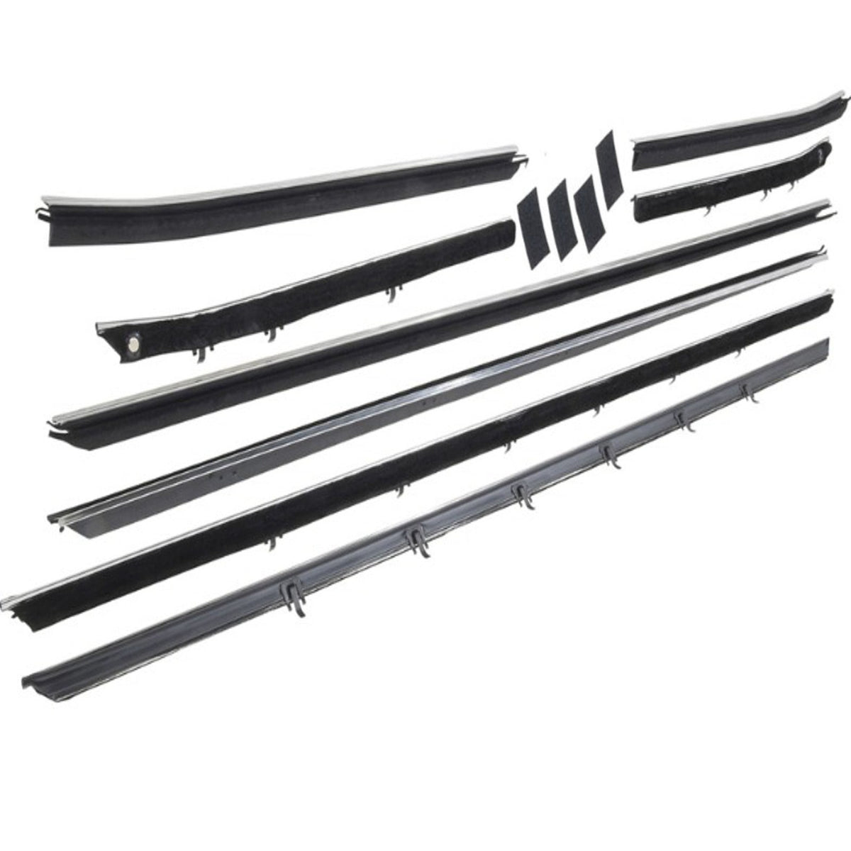 Window Sweeper Kit 8-Piece For Chevrolet Camaro 1968-1969 - WC 2008-18