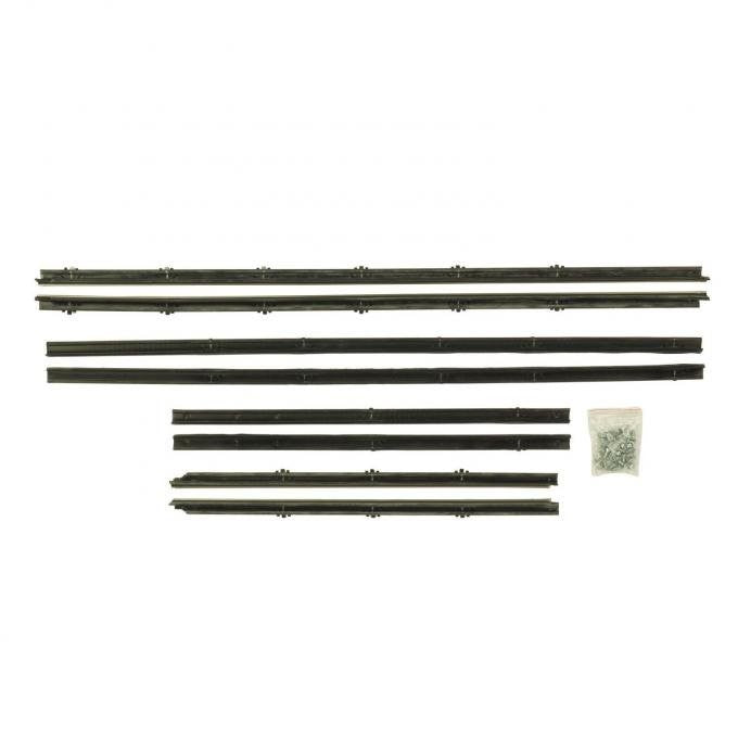 Window Sweeper kit. Fits 64 Skylark Convertible. 8 pc