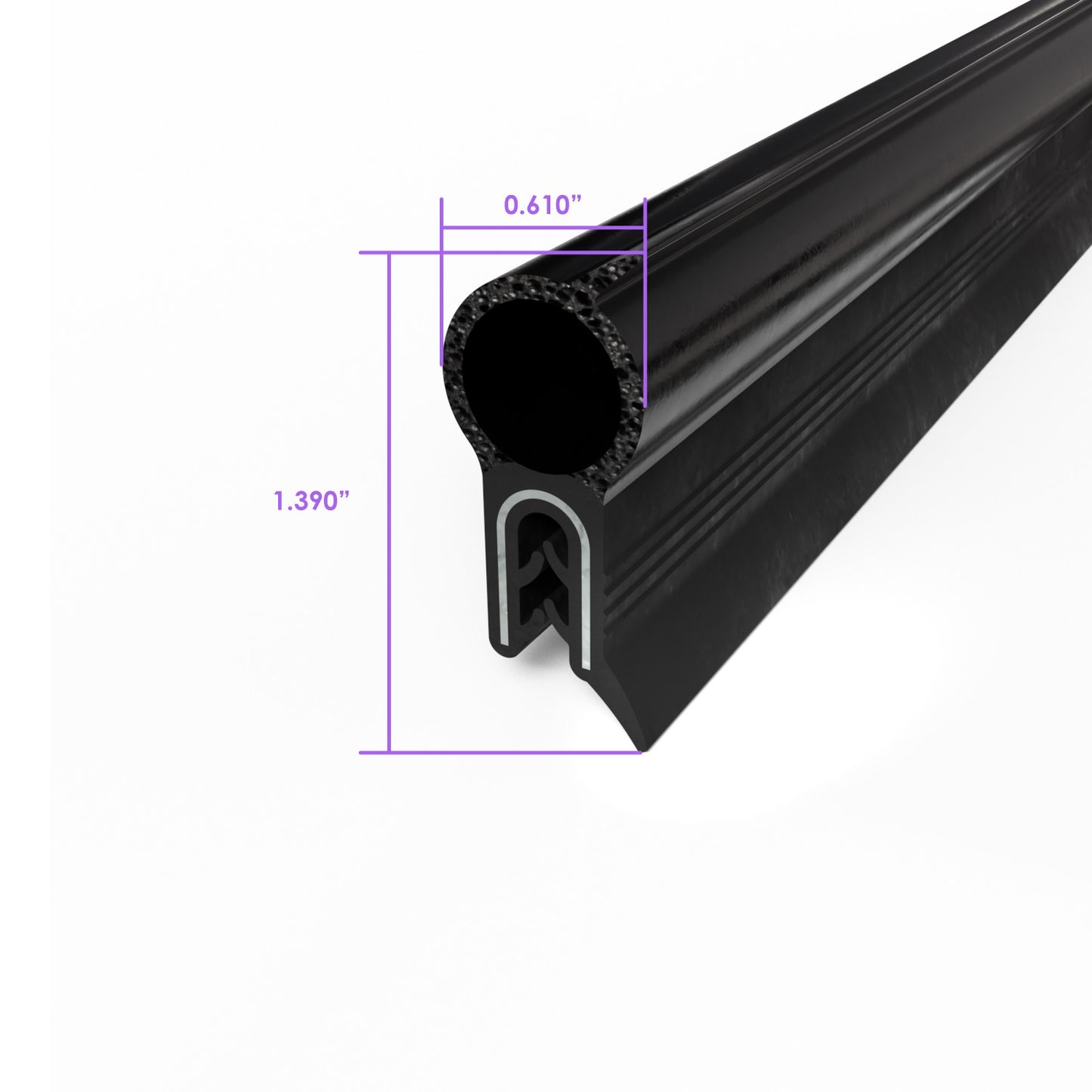 Trunk/Hatchback With Bulb Seal - TS 3-A/20 20'