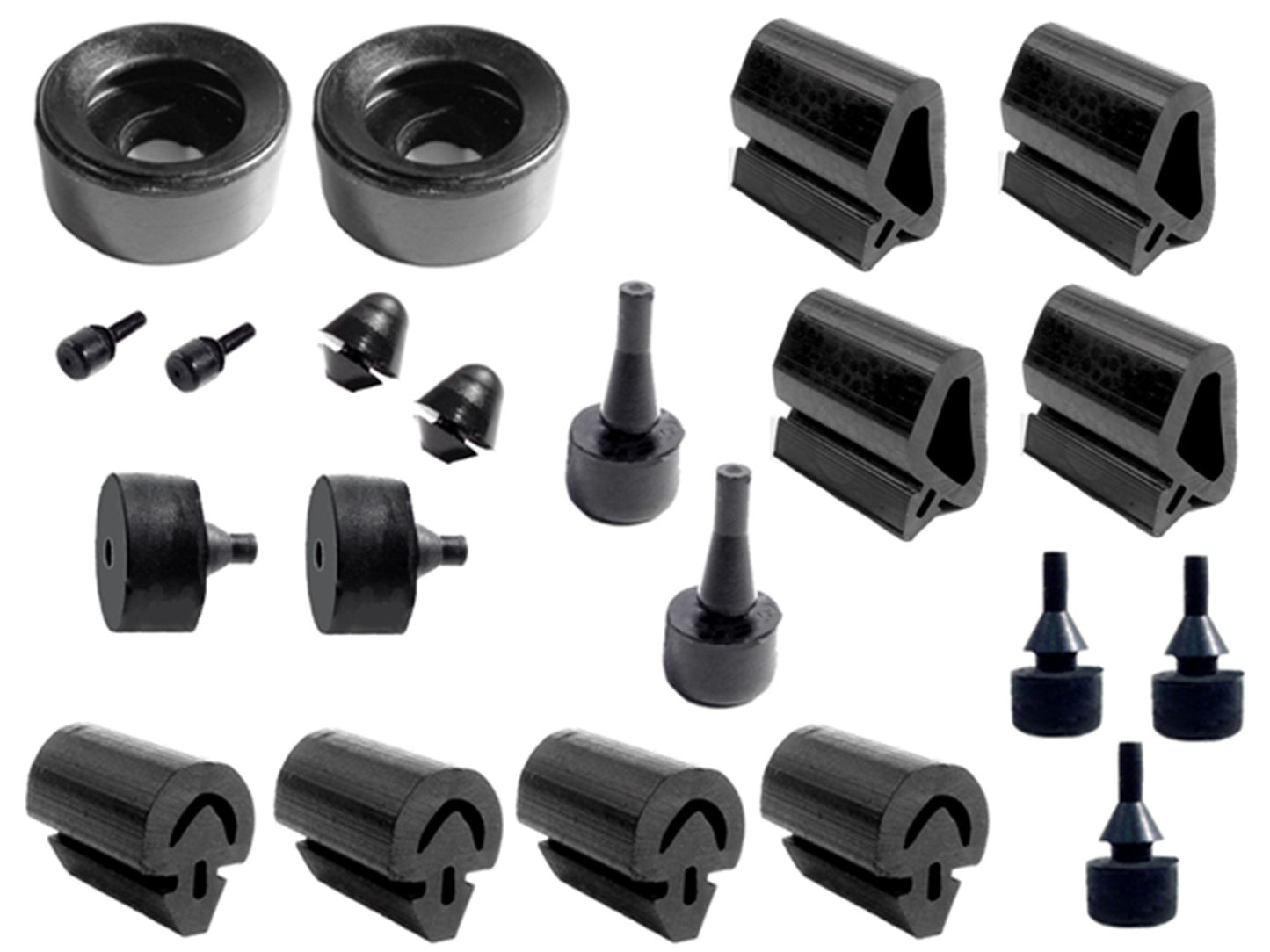 Snap-In-Bumper Kit 18-Piece For Dodge Charger 1968-1970 - SBK 2323