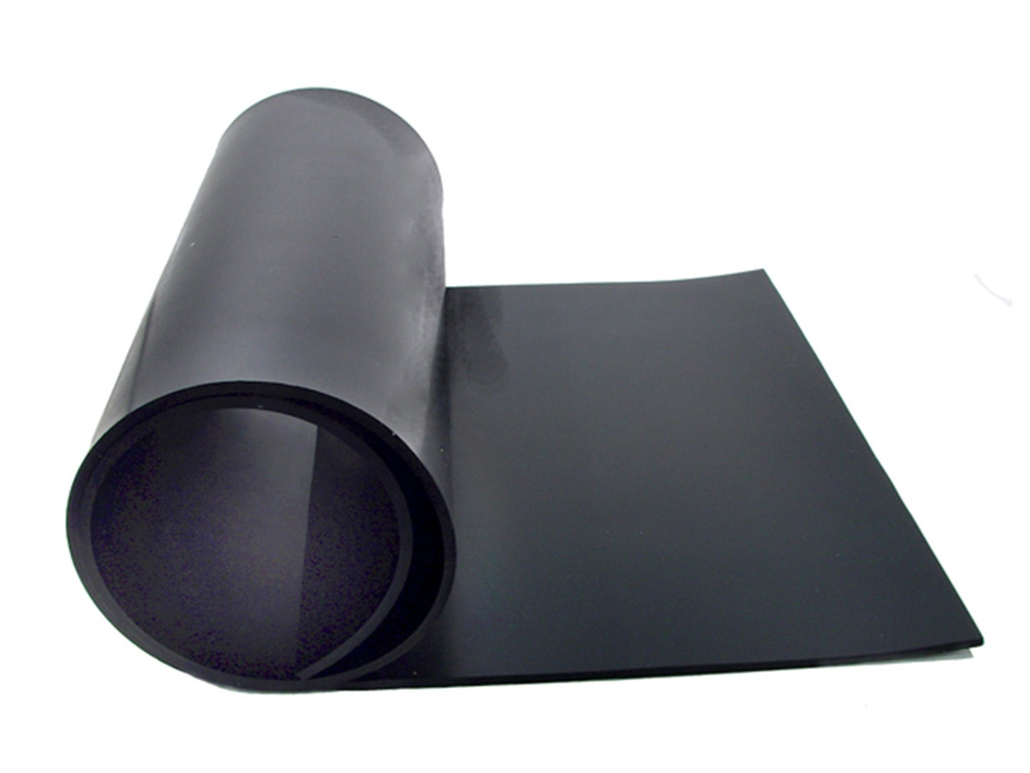 Solid Rubber Sheet 10" Wide, 28" Length, 1/8" Thick - S 18-1028