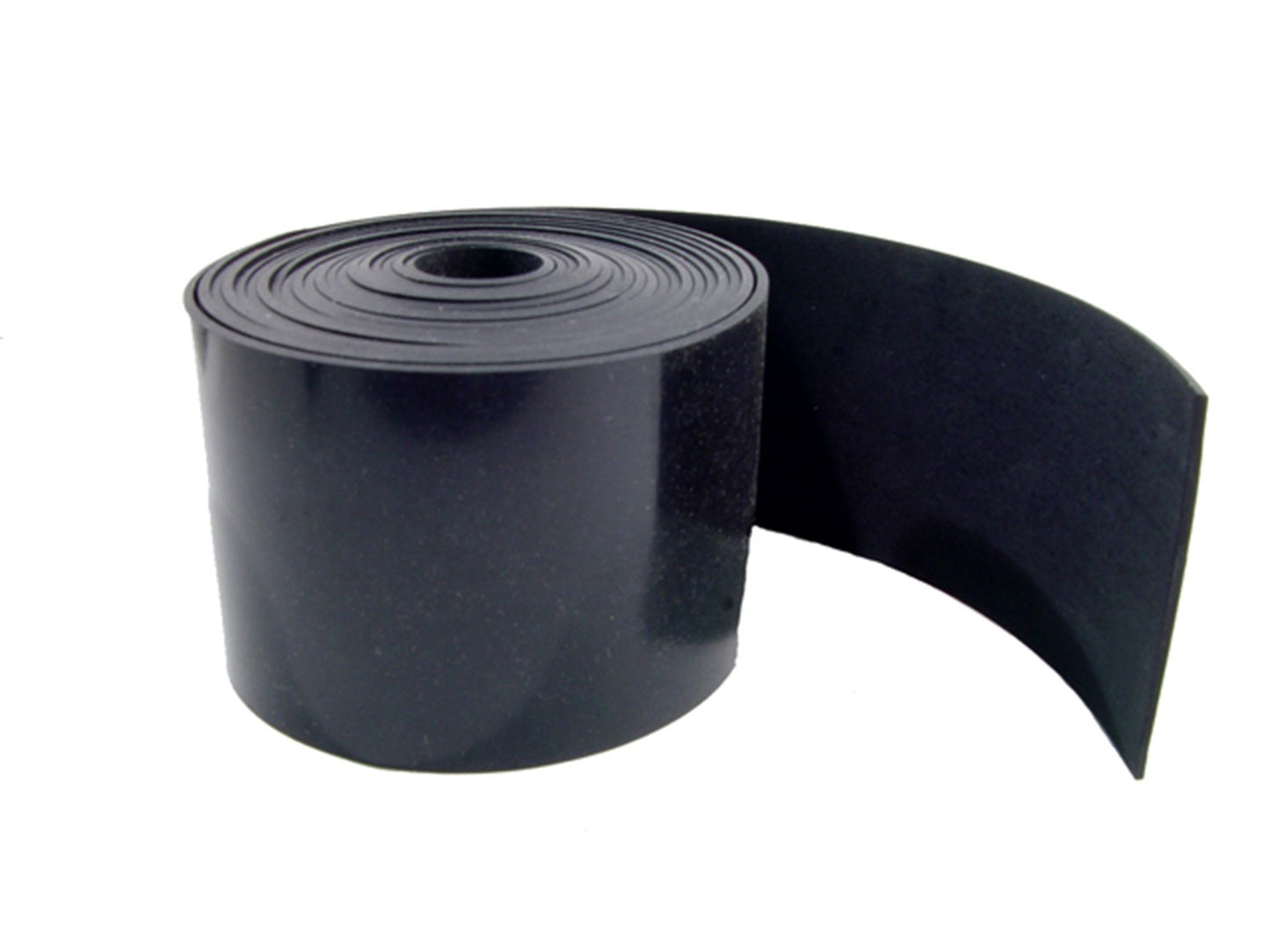 Solid Rubber Sheet 2" Wide, 9' Length, 1/16" Thick - S 16-029F