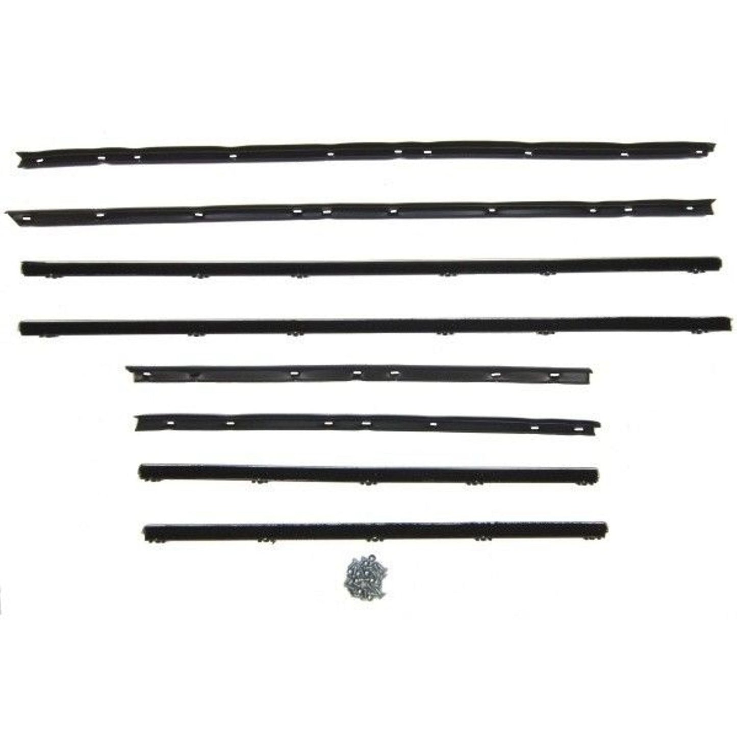 Window Sweeper Kit 2 Door Sedan (8 Pc) For Oldsmobile Cutlass 1965 WC 7300-29