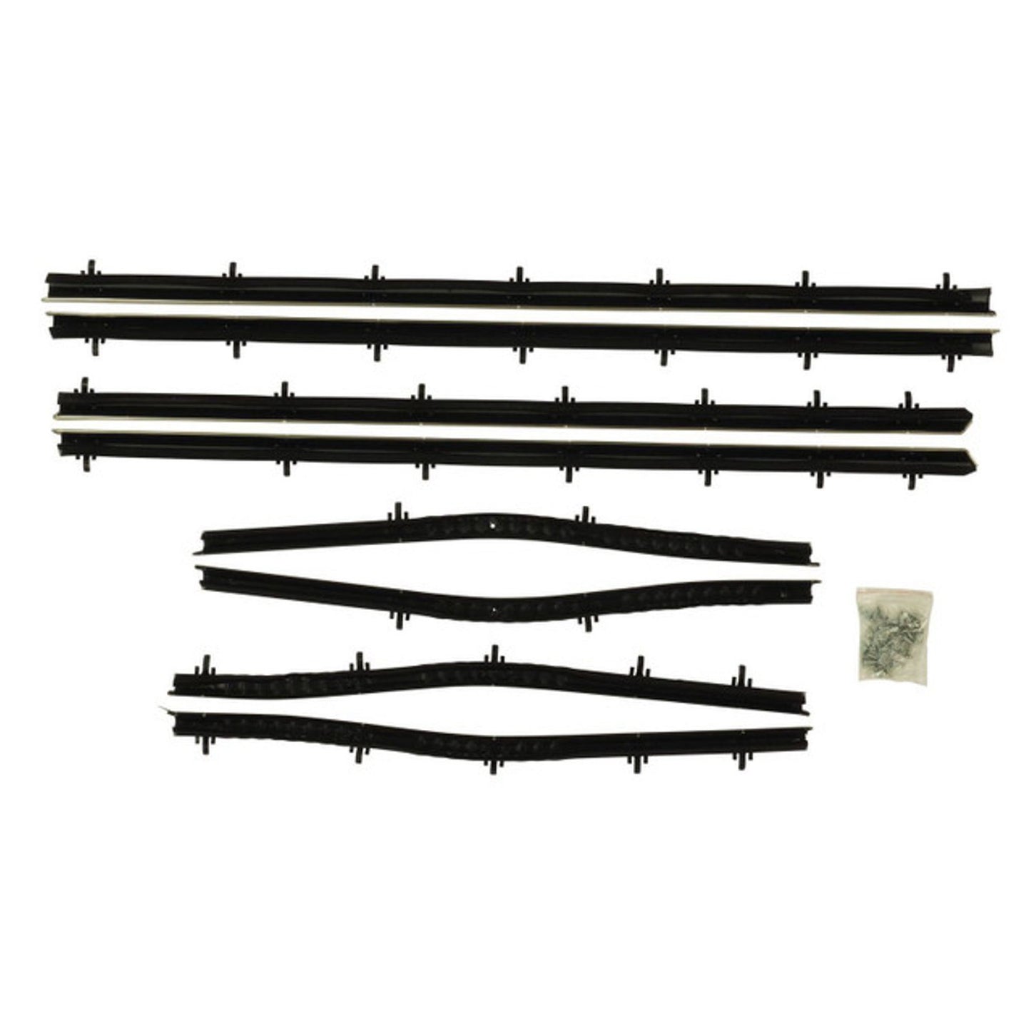 Window Sweeper Kit Fits 66-67 Cutlass 2 Door Sedan. 8 Piece.
