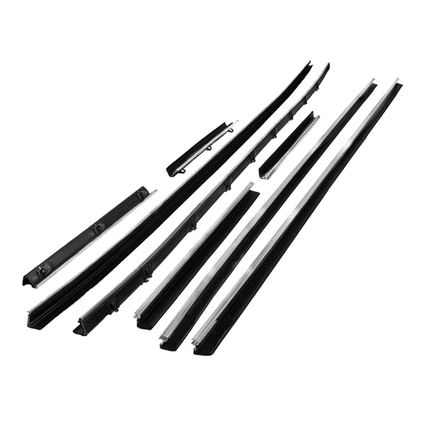 Window Sweeper Kit - 2 Door Hardtop (8 Pc) For Dodge Dart 1973-1976 - WC 2300-72