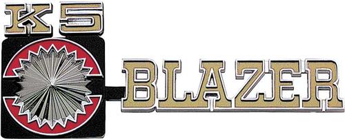 349697 - 1975-80 Chevrolet; K5 BLAZER; Front Fender Emblem; Each