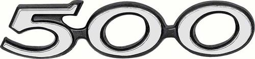 3505338 - 1970 Dodge Charger, Coronet; 500 Rear Panel Emblem