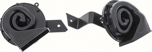 1965 Impala, Bel Air, Biscayne; OE Style Horn Assemblies; Hi & Low Note: with Brackets; Pair