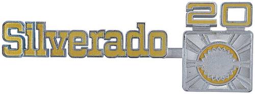 357267 - 1975-80 Chevrolet; Silverado 20 Front Fender Emblem ; Each