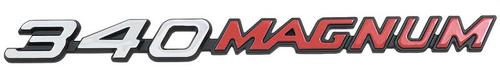 3573632 - 1971-73 Dodge Charger; 340 Magnum Hood Emblem; Each
