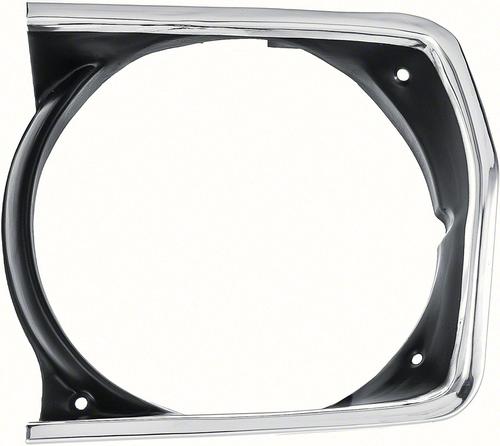1970-72 Plymouth Duster Valiant, Scamp; Headlamp Bezel; LH Drivers Side