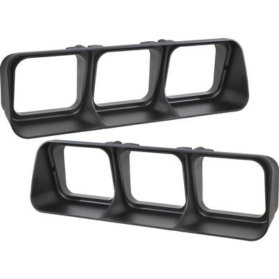 1973-1974 Plymouth Road Runner; Tail Light Bezels; RH & LH; Black Finish; Pair