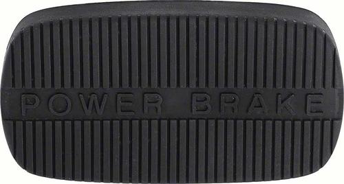 1958-67 Chevrolet; Brake Pedal Pad; with Auto Trans & Power Brakes