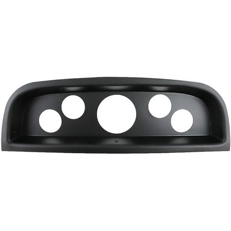 1960-63 Chevrolet C/K Series Truck; 5-Gauge Dash Panel; (1) 3-3/8" (4) 2-1/16" Holes; Black