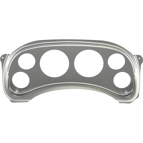 1999-06 Chevrolet, GMC C/K Series Truck; 6-Gauge Dash Panel; (2) 3-3/8" (4) 2-1/16" Holes; Brushed Aluminum Look