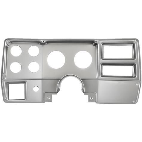 1984-87 Chevrolet, GMC C/K Series Truck; 6-Gauge Dash Panel; (2) 3-3/8?, (4) 2-1/16? Holes; w/ A/C Vents; Brushed Alumin