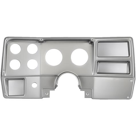 1984-87 Chevrolet, GMC C/K Series Truck; 6-Gauge Dash Panel; (2) 3-3/8?, (4) 2-1/16? Holes; w/o A/C Vents; Brushed Alumi