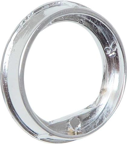 1967 GM Dash Ignition Indicator Bezel ; Chrome