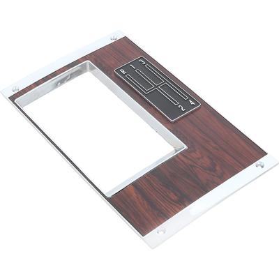 3949537A - 1969 Camaro Console Shift Plate;with 4-Speed Emblem Pattern; Assembled