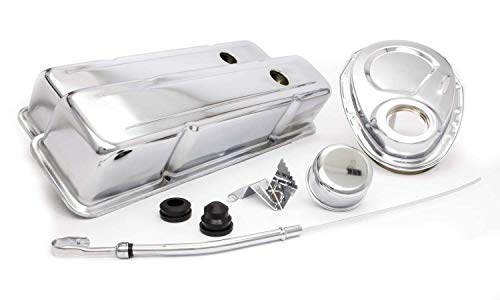 Engine Dress-Up Kit with Tall Valve Cover for Small Block Chevy