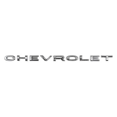 Trim Parts 1965 Chevrolet Chevelle Hood "Chevrolet" Letter Set, Each - (4216)