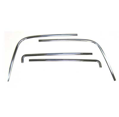 42430G - 1971-73 Mustang; Rear Window Molding Set; Coupe; 4 Piece Set