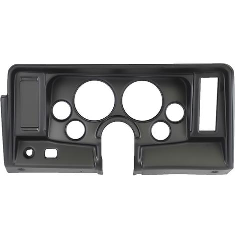 1969-76 Chevrolet Nova; 6-Gauge Dash Panel; (2) 5" (4) 2-1/16"; w/ Right Vent Only; Carbon Fiber