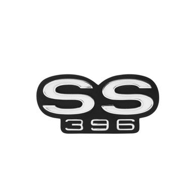 Trim Parts 1967 Chevrolet Chevelle Grille "SS 396" Emblem W/Retainer & Fasteners, Each - (4411)