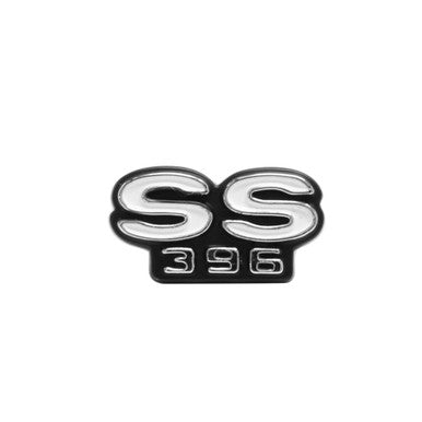 Trim Parts 1968 Chevrolet Camaro Steering Wheel "SS 396" Emblem W/Fasteners, Each - (4475)