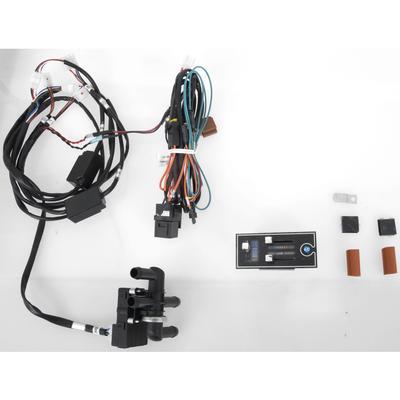 Old Air Products; Horizontal Electronic Slide Control and Heater Valve Kit; Black Face