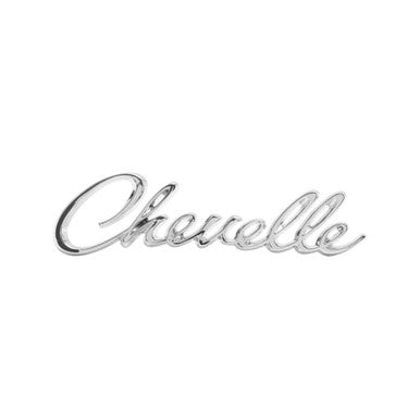 Trim Parts 1968-69 Chevrolet Chevelle Front Header Panel "Chevelle" Script, Each - (4598)